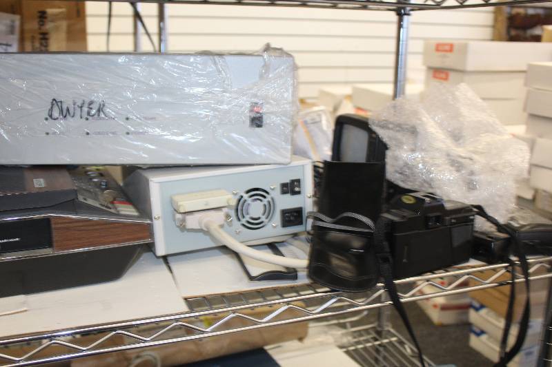 lot 169 image: Shelf Lot of Electronic Equipment