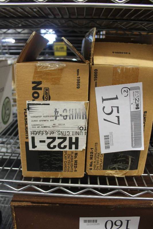 lot 157 image: Lot of (2) Boxes of Rayovac Flashlights