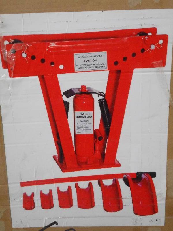 lot 15 image: Unused 12-Ton Pipe Bender Set ...