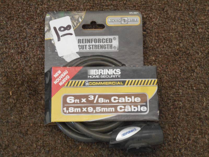 lot 81 image: New Brinks 6x38 Locking Cable ...
