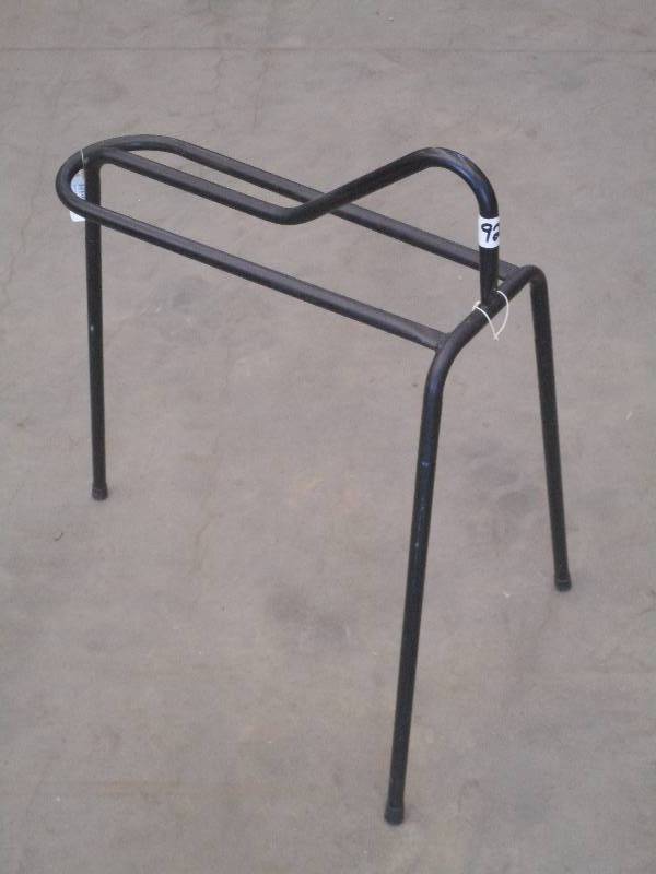 lot 92 image: Steel Saddle Stand ...