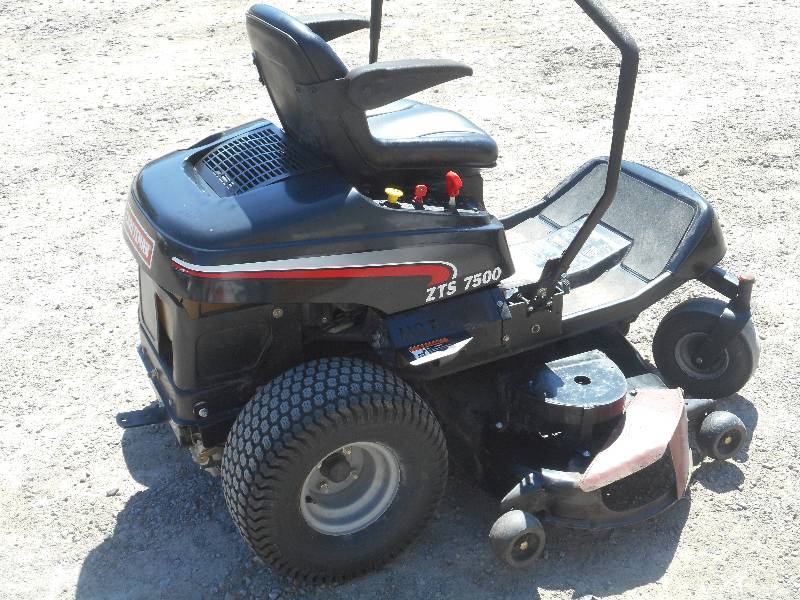 Craftsman ZTS7500 ZeroTurn Lawn Mower LE June Consignments 3 KBID