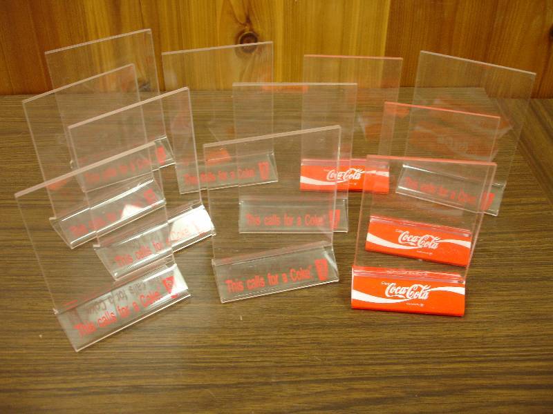 lot 50 image: Coke Sign Holders