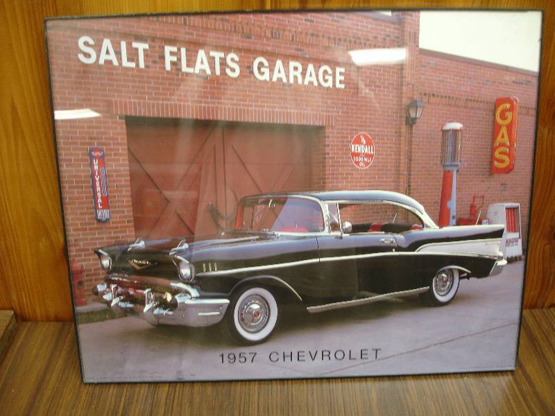 lot 95 image: Framed Car Poster