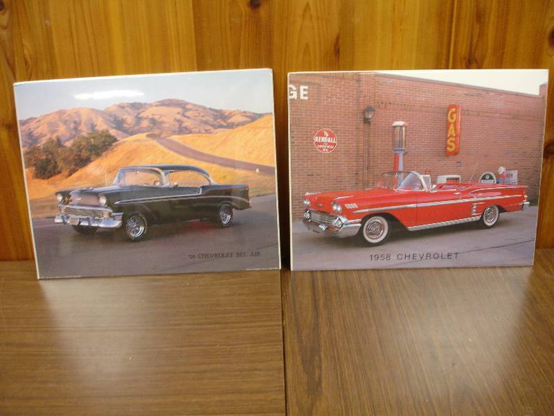lot 98 image: 2 car posters