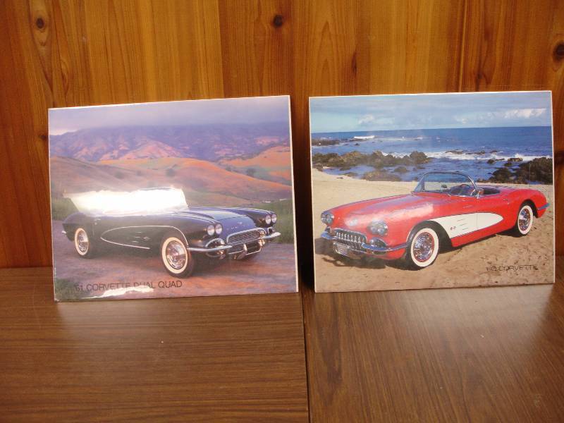lot 99 image: 2 car posters