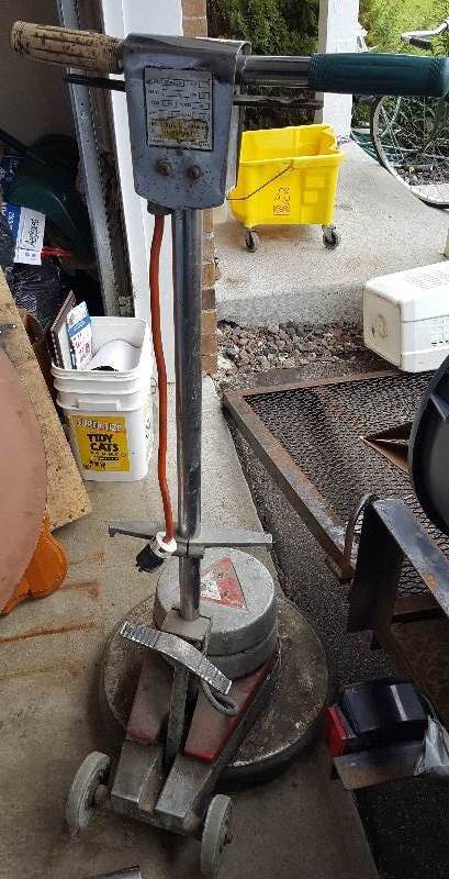 Floor buffer, swing machine -Industrial Chemical Laboratories