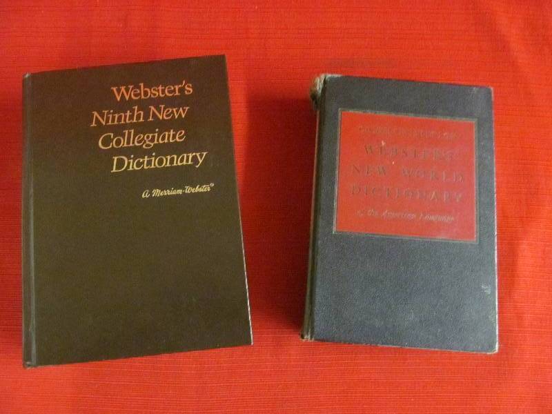 lot 48 image: Webster Dictionaries