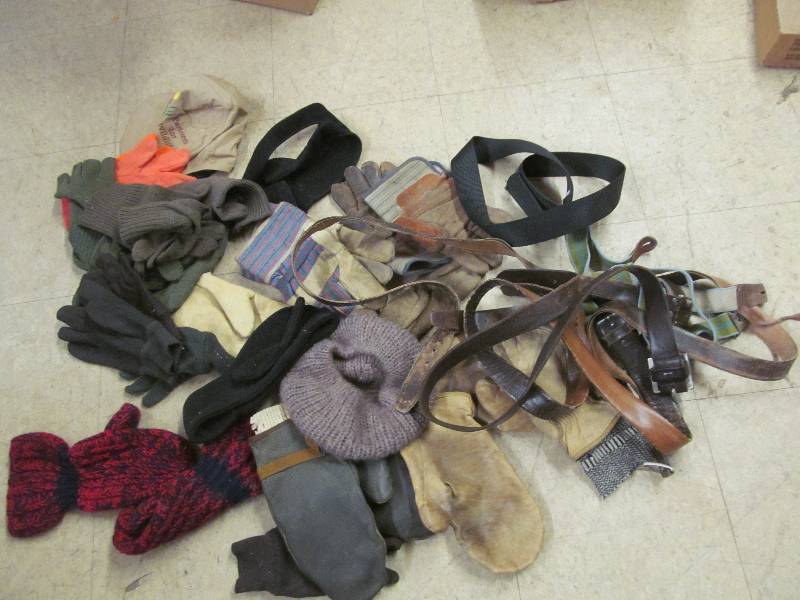 lot 52 image: GlovesBelts