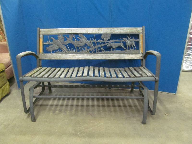 lot 66 image: Glider Bench