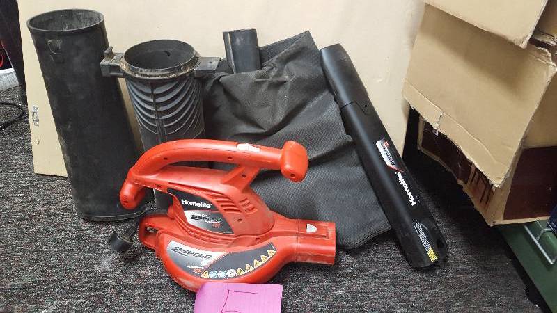 lot 5 image: Homelite 2 Speed Electric Blower tested Works