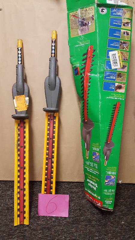 lot 6 image: Lot of Ryobi Hedge Trimmer Attachments