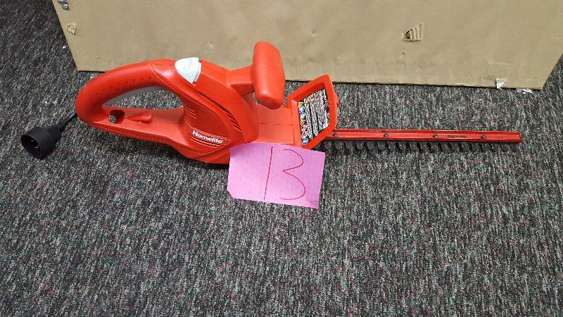 lot 13 image: Homelite 17 in  Hedge Trimmer Electric