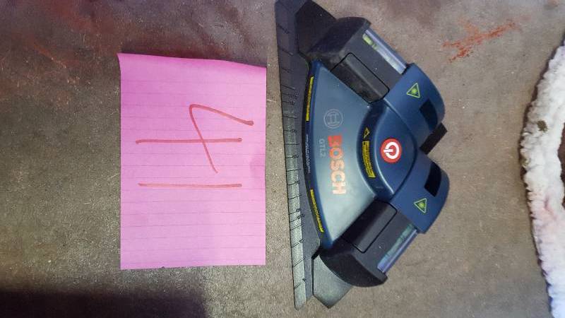 lot 41 image: New Bosch Tile Laser