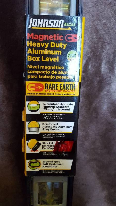 lot 55 image: Johnson Magnetic Heavy Duty Box Level