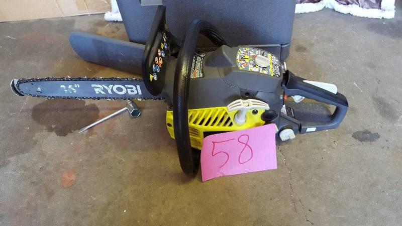 lot 58 image: Ryobi RY3716 16 in  Chainsaw