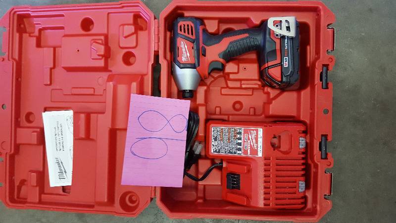 lot 98 image: Milwaukee 2656-21 Impact Driver M18 in like New Condition