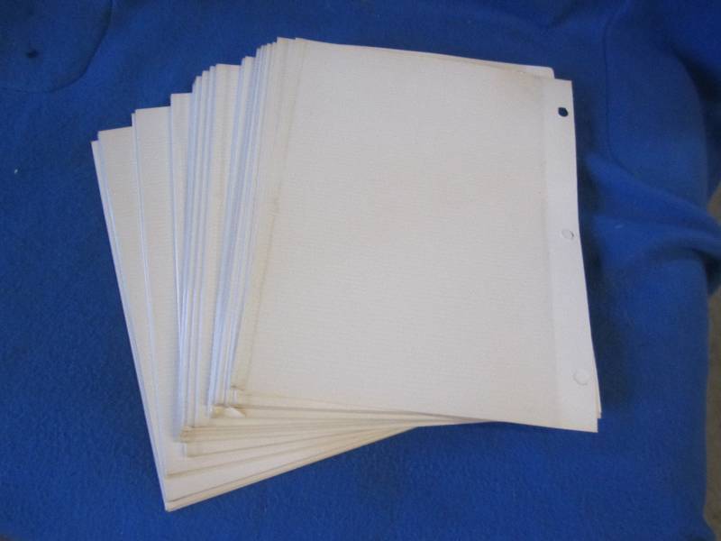 lot 46 image: open package of photo album paper...