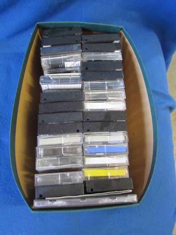 lot 53 image: Shoe box of tapes ...