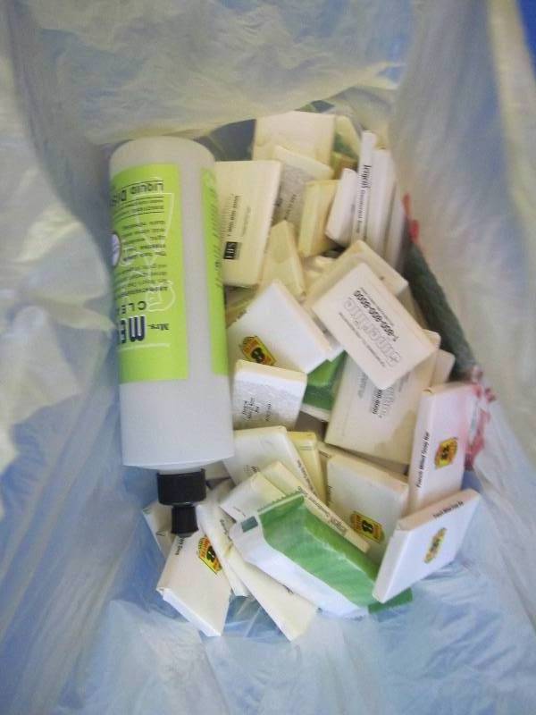 lot 59 image: bag of sample soap...