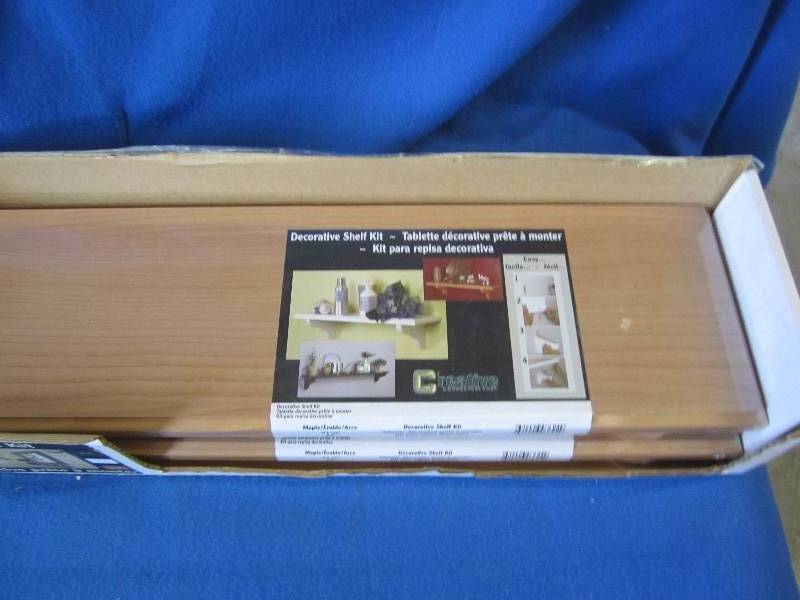 lot 77 image: 2 maple shelfs 24 long new ...