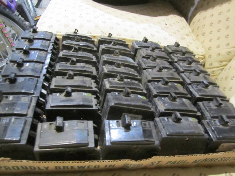 lot 92 image: Large lot of mainly square D breake...