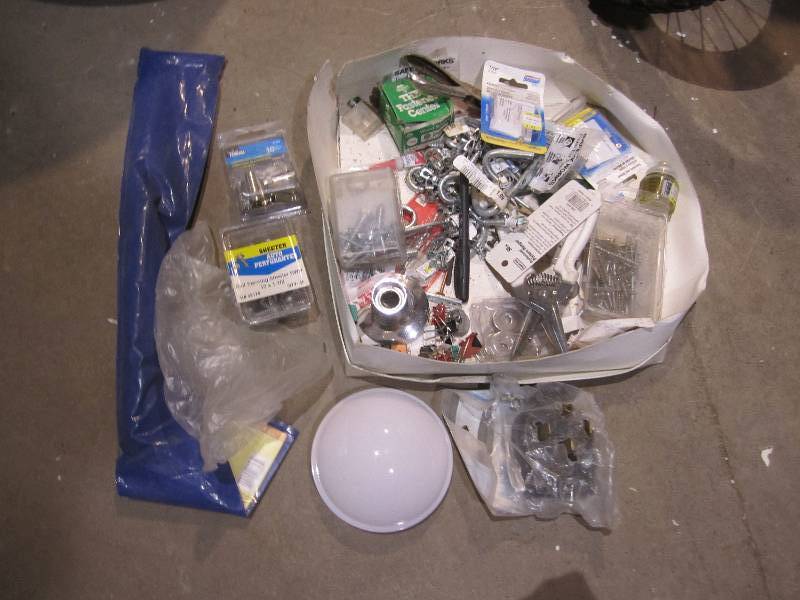 lot 110 image: Large lot of plumbing, fasteners el...