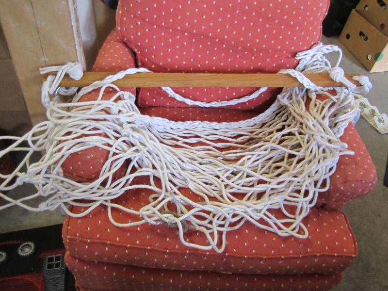 lot 120 image: Outdoor hammock chair ...