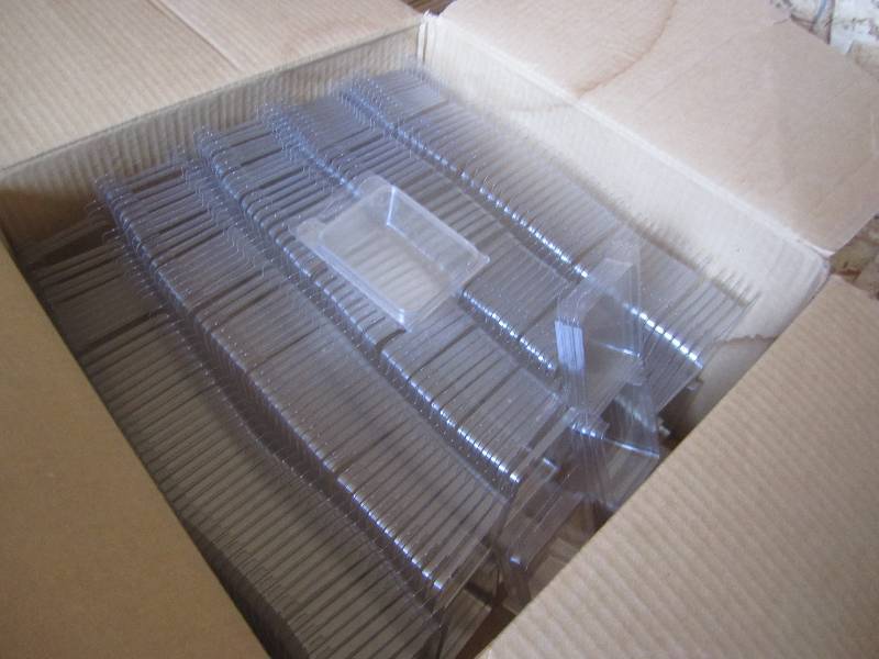 lot 173 image: 2 boxes of plastic display blisters...