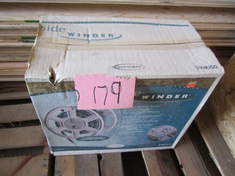 lot 179 image: new side hose winder ...