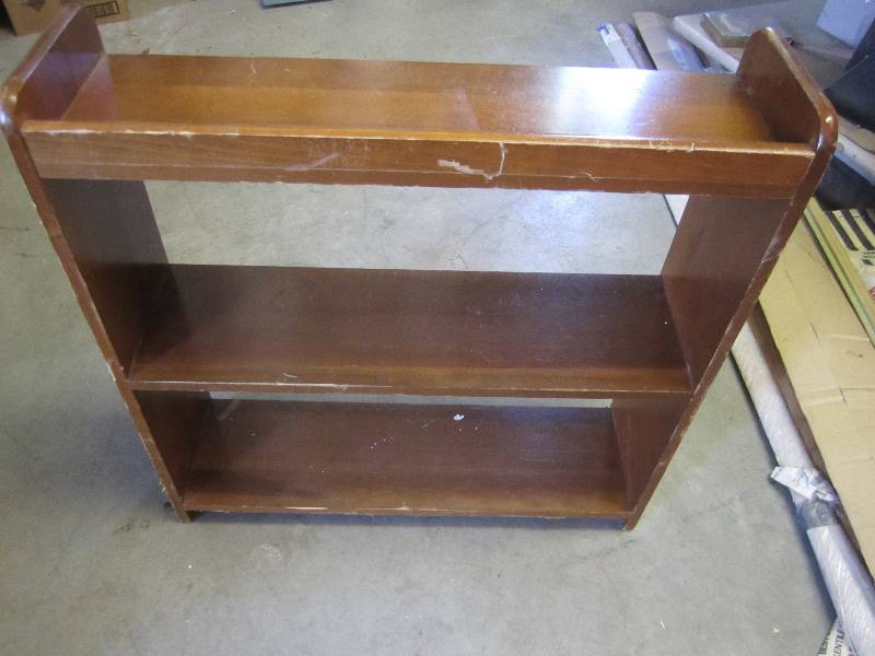 lot 212 image: small wooden shelf...