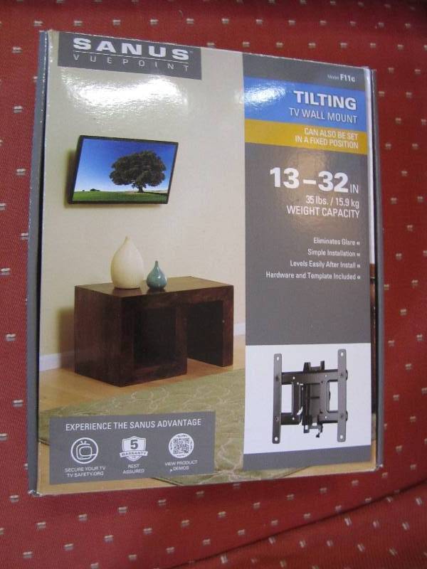 lot 239 image: sanus vue point tilting wall mount...