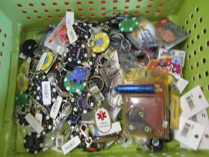 lot 254 image: huge amount of keychains...