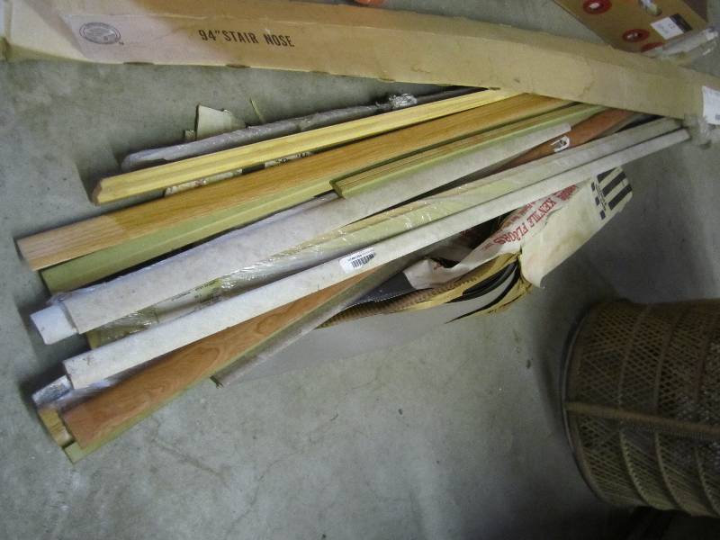 lot 276 image: Large lot of flooring transitions...