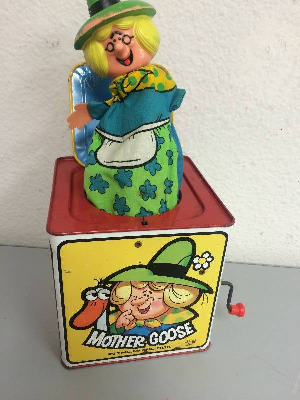 Vintage Mother Goose Music Box