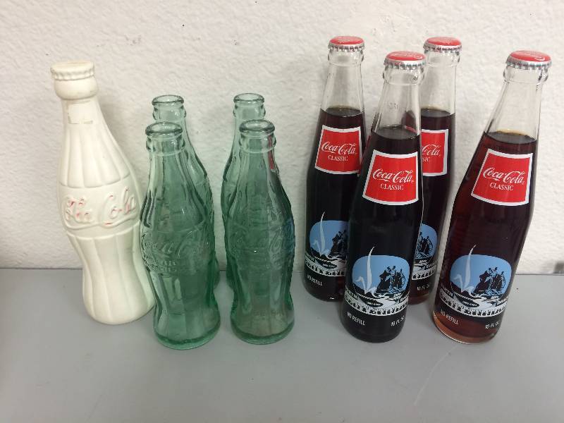 Assorted Coca-Cola Bottles