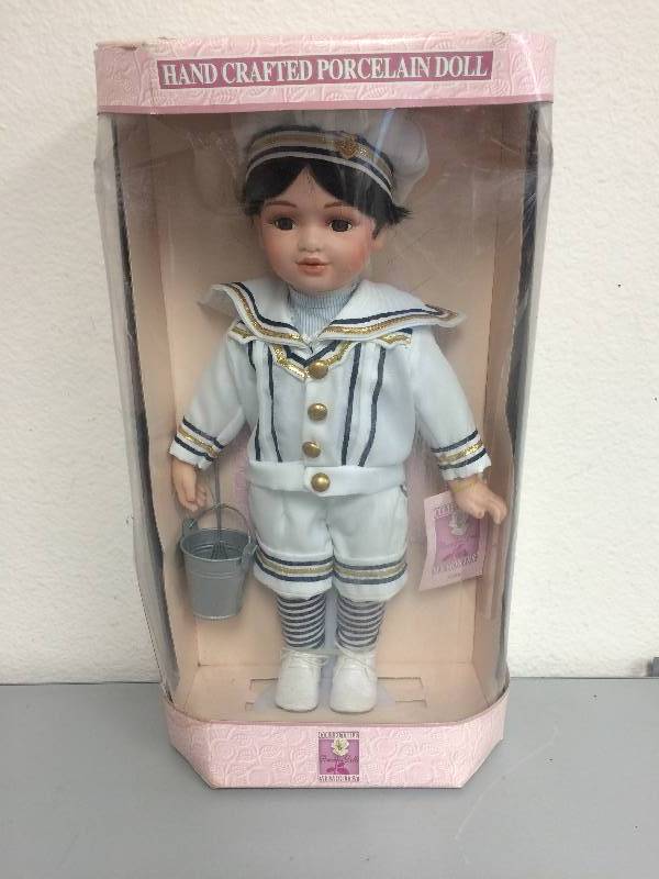 handcrafted porcelain doll