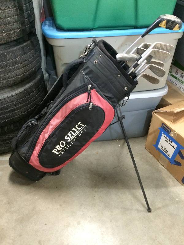 Golf Clubs And Bag
