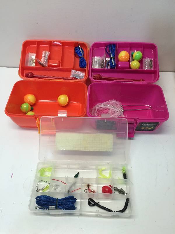 Kids Fishing Tackle And Boxes