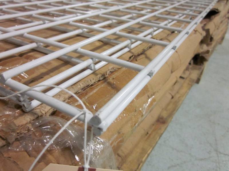 Heavy Duty White Wire Mesh Shelving