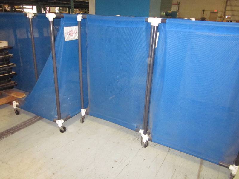 4 Mesh Bins on Rollers