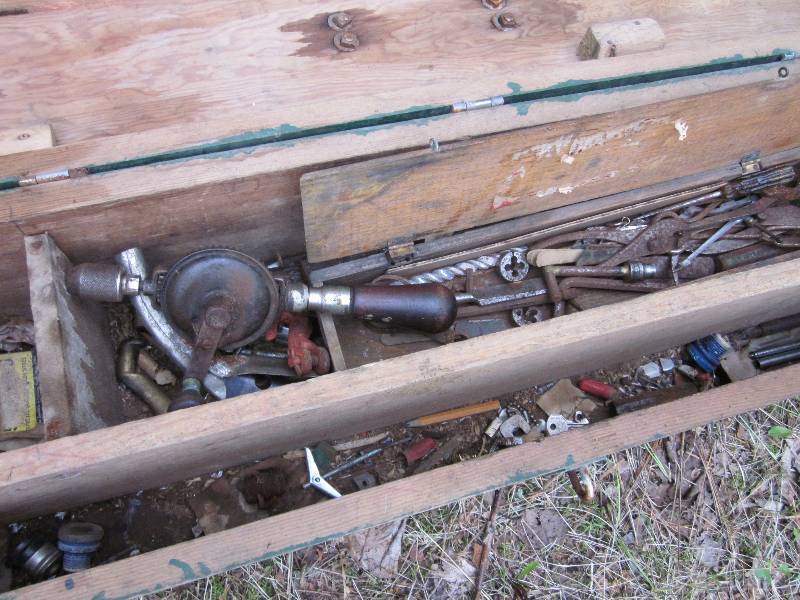 Two Tool Boxes with Misc. Older Tools