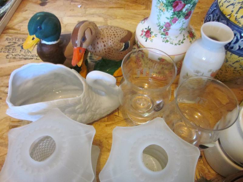 Misc. Glassware and Candle Holders