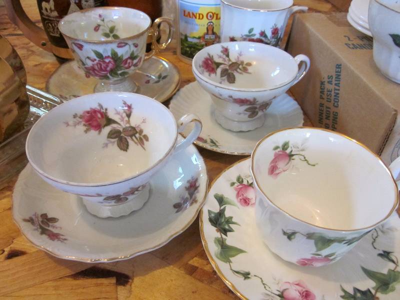 Misc. GlasswareCups and Saucers