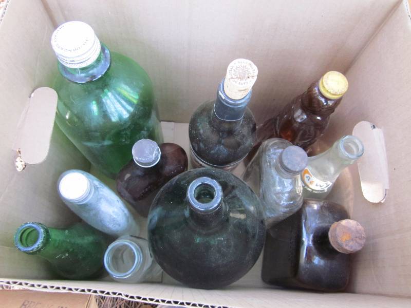 Old Glass Bottles and Misc.