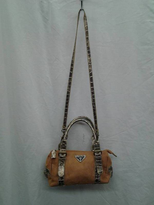 Prada Knock-Off Camel Suede Handbag