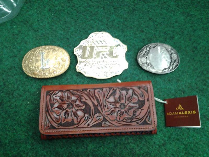 NEW With Tags-Adam Alexis Hand Crafted Leather Wallet