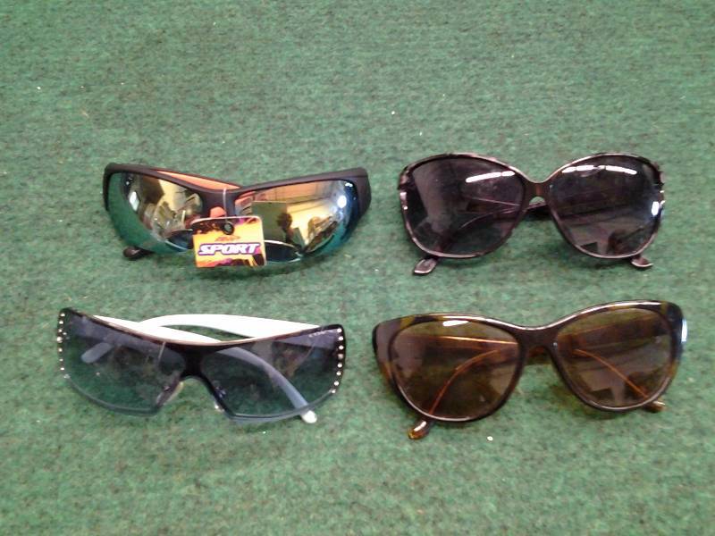 4-Pair Fashion Sunglasses (1-Coach, 1-NEW With Tags, 2-Other)