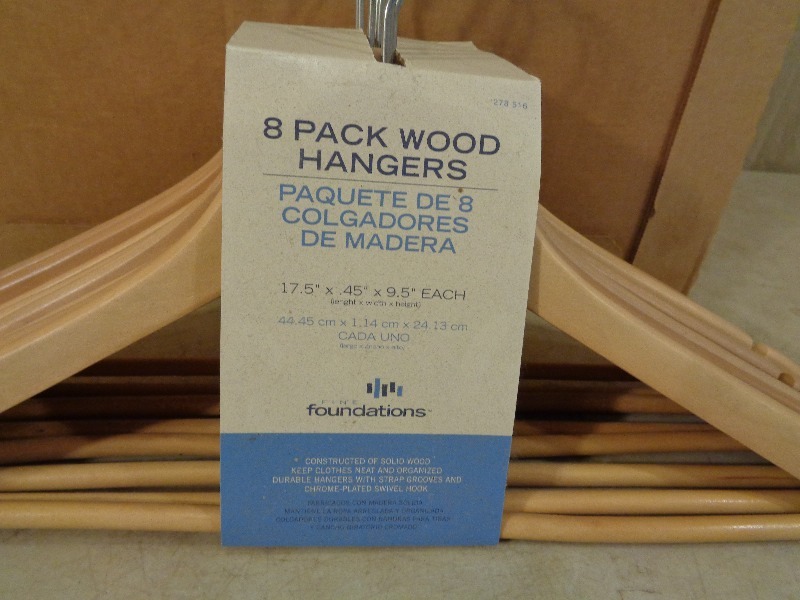 40 New Wood Hangers