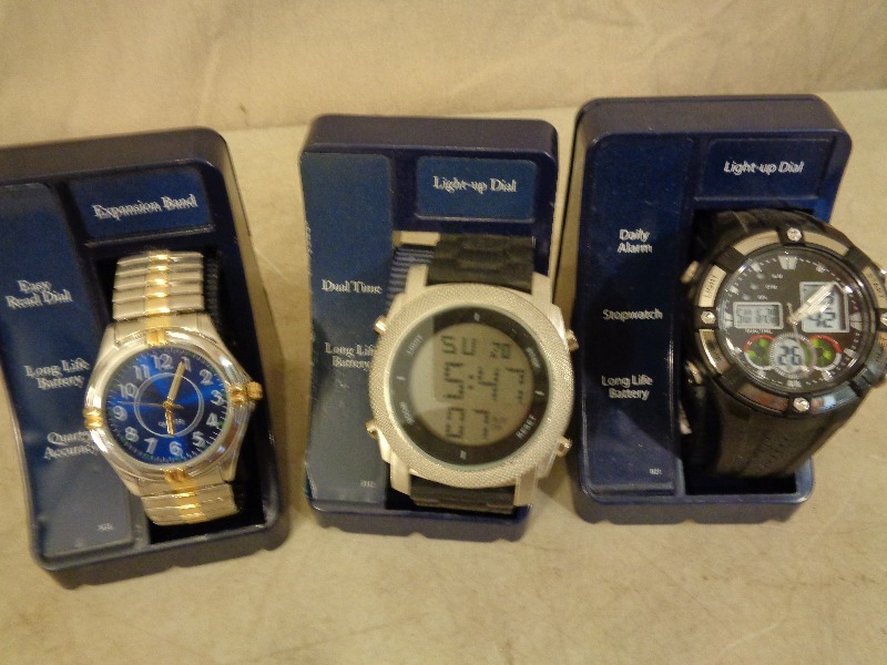 3 New Mens Watches